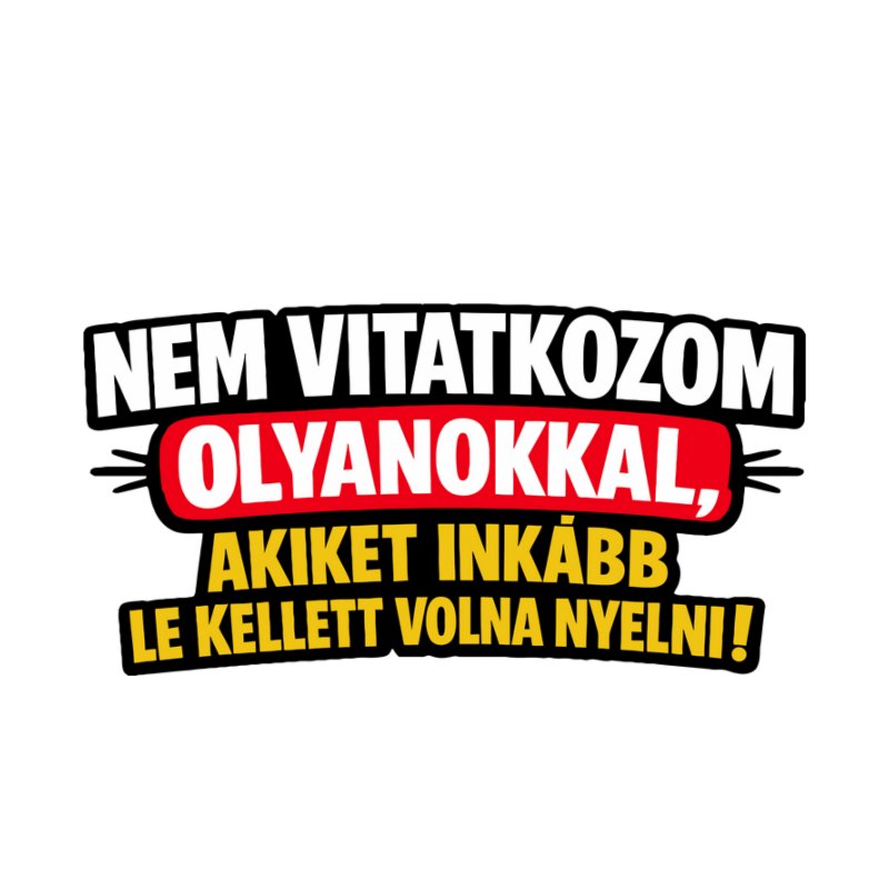 Nem Vitatkozom Olyanokkal