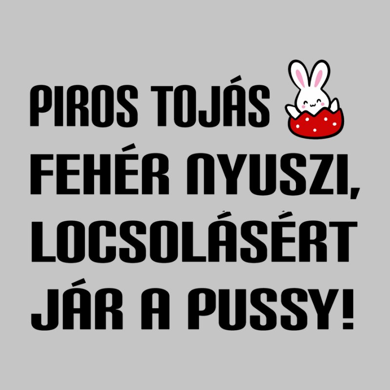 Piros Tojás Fehér Nyuszi