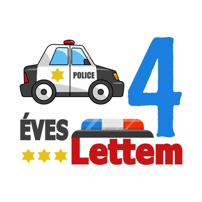 4 Éves Lettem Rendőrautó