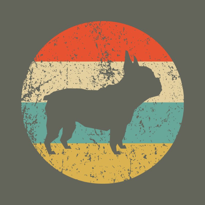 Francia Bulldog Retro