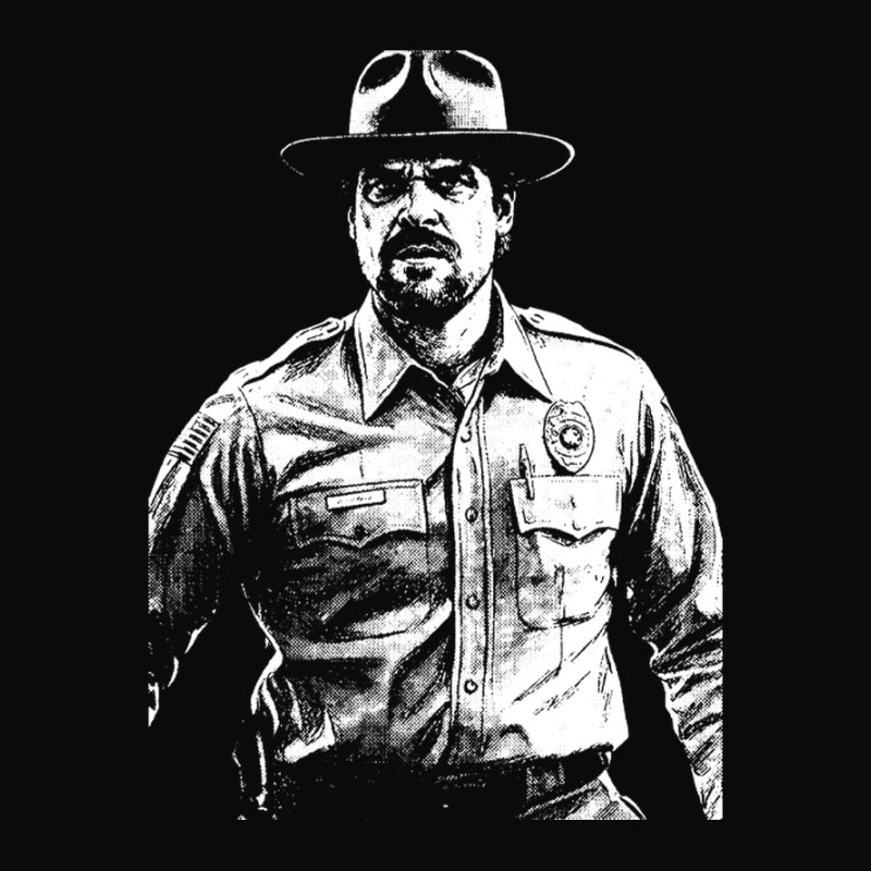 Jim Hopper Fekete Fehér