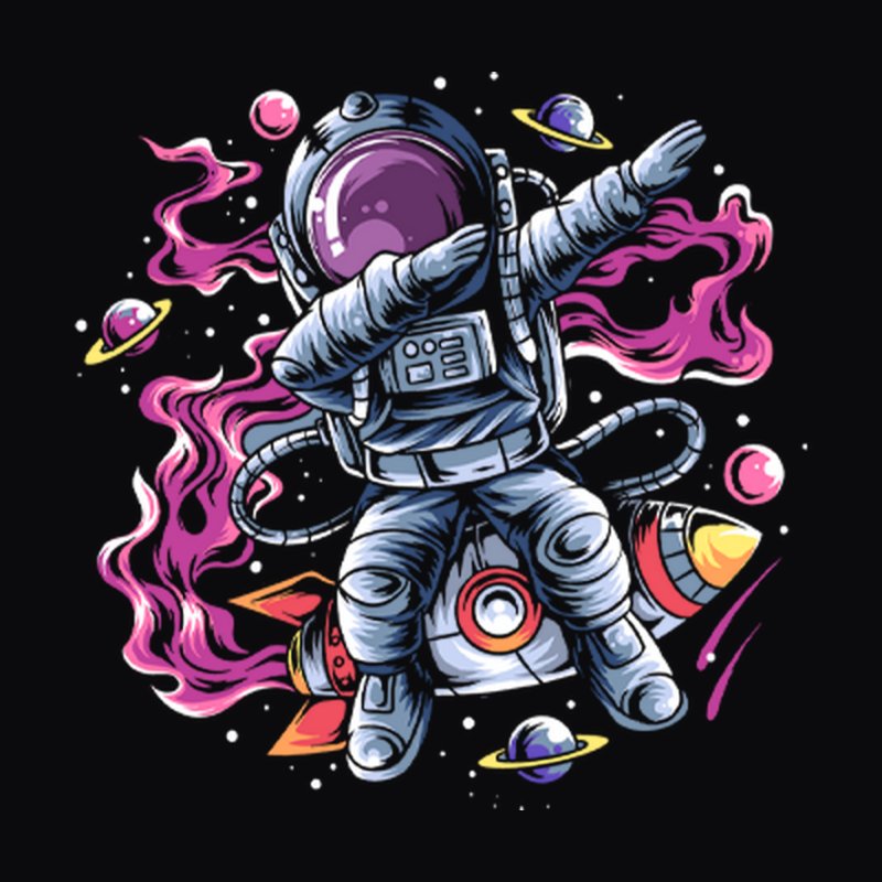 Dabbing Astronaut