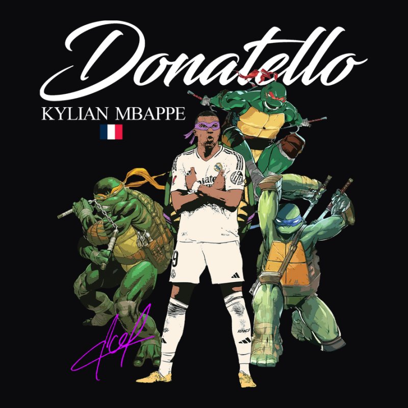 Kylian Mbappe Donatello